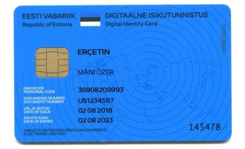 Estonya E-Vatandaşlık Kartı
