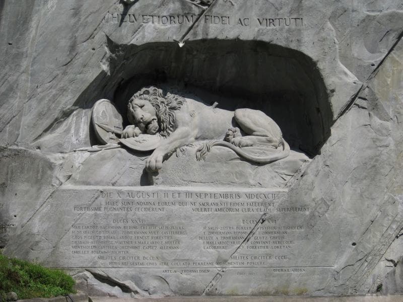 Luzern Aslanı Anıtı Nerededir?