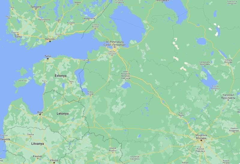 St. Petersburg Rusya'da Nerededir?